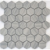 Caramelle / Lee Do Pietrine Hexagonal - Marmara grey POL hex 23x40x8