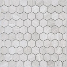 Caramelle / Lee Do Pietrine Hexagonal - Travertino silver MAT hex 18x30x6
