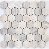 Caramelle / Lee Do Pietrine Hexagonal - Nuvola rosato POL hex 23x40x8