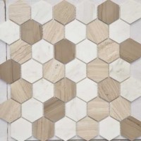 Caramelle / Lee Do Pietrine Hexagonal - Pietra Mix 3 MAT hex 18x30x6