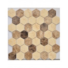 Caramelle / Lee Do Pietrine Hexagonal - Pietra Mix 1 MAT hex 18x30x6