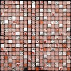 Natural Mosaic Pastel - PST-038 микс Стекло+Металл 8