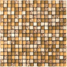 Natural Mosaic Pastel - PST-157 (8BD-0157) глянцевая Стекло+Мрамор