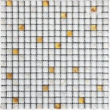 Natural Mosaic Pastel - 4PST-028 15х15 микс Стекло 4