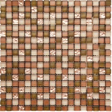 Natural Mosaic Pastel - 4PST-030 15х15 микс Стекло+Мрамор 4