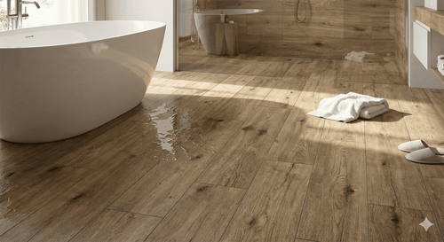 Изображение Как использовать плитку под дерево в интерьере советы и примеры